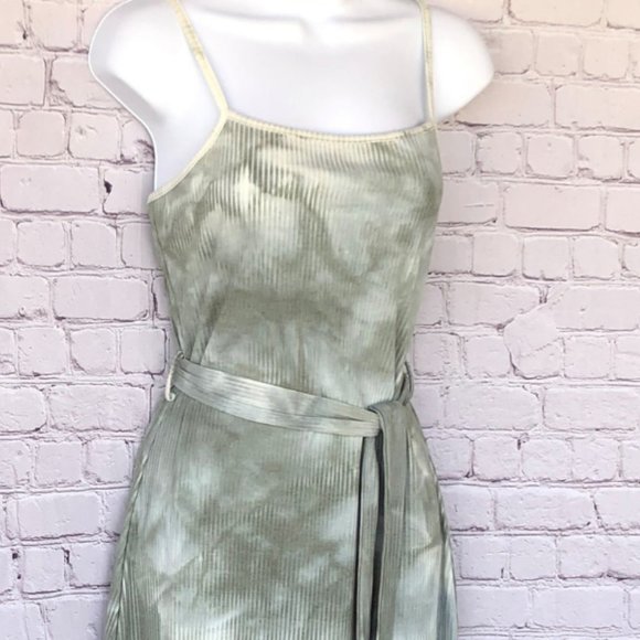 Sage Boho Chic Knit Dress - Picture 4 of 5